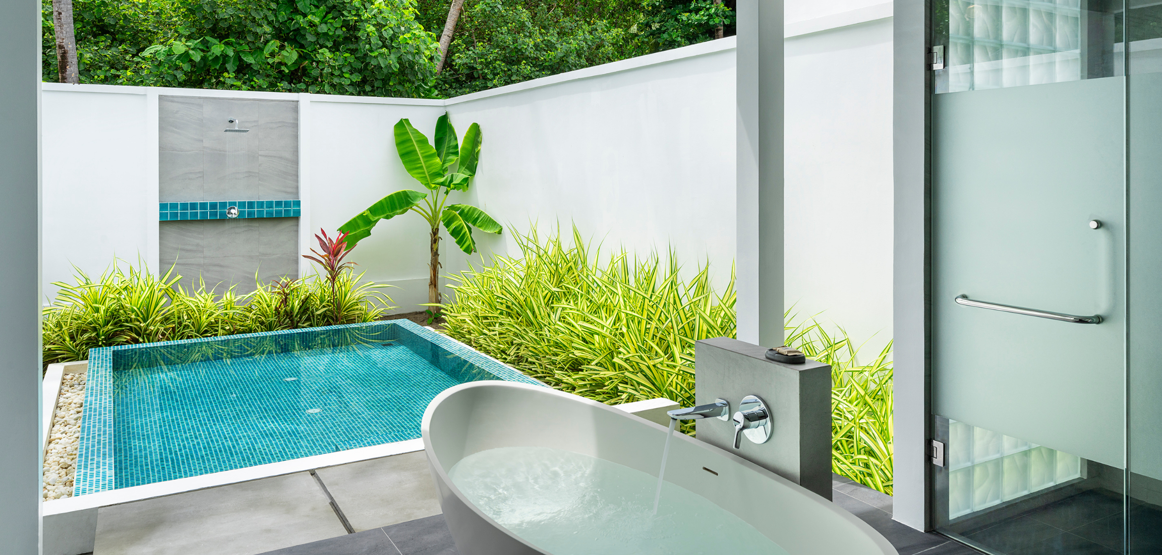 Beach Villa with Garden Pool 