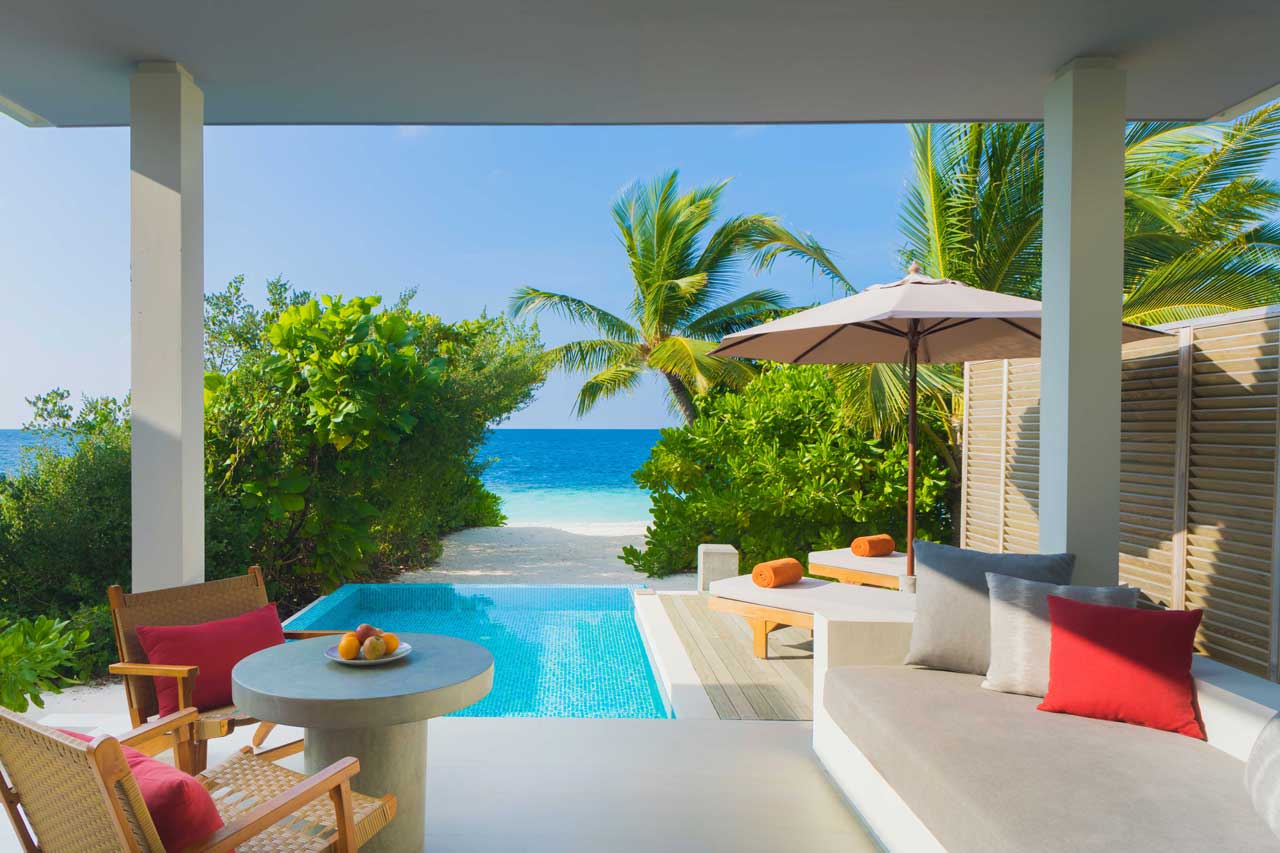 Beach Villas with Pool at Dhigali